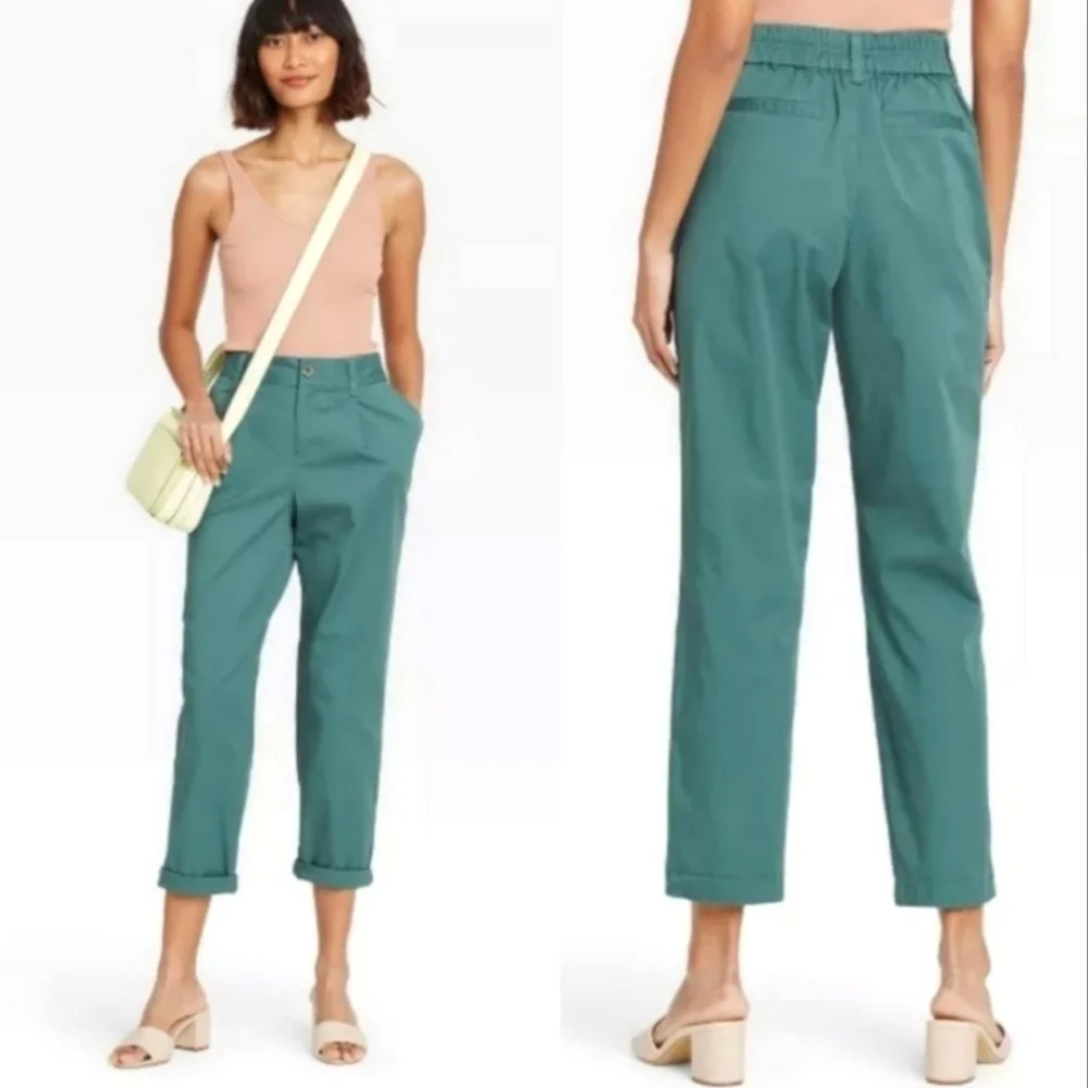 NWT A New Day High Rise Straight Crop Pant